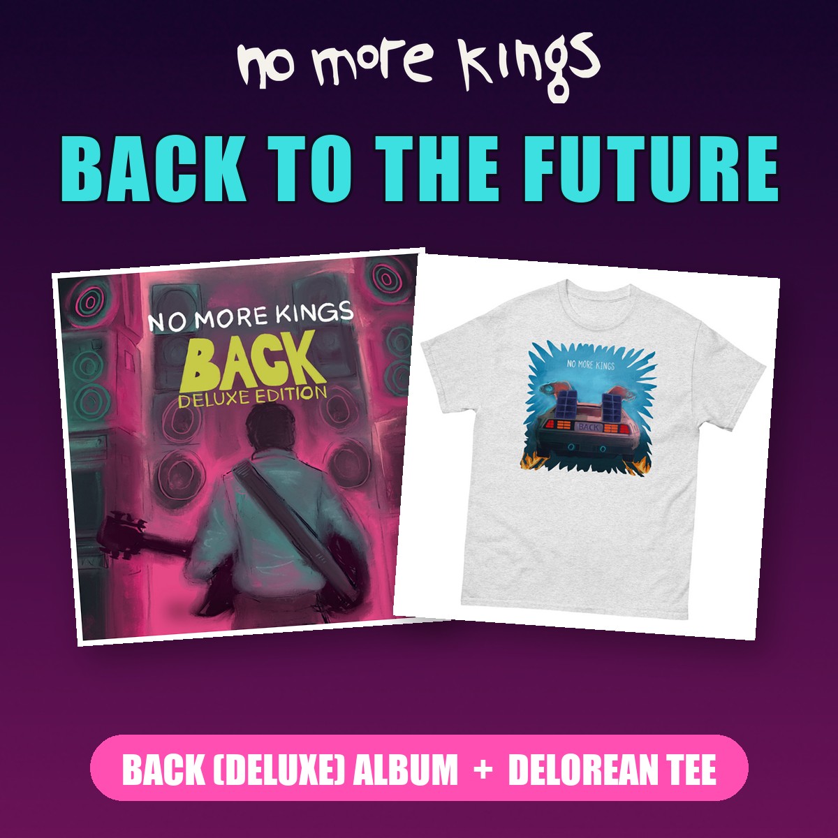 Back to the Future Bundle · Album + DeLorean Tee