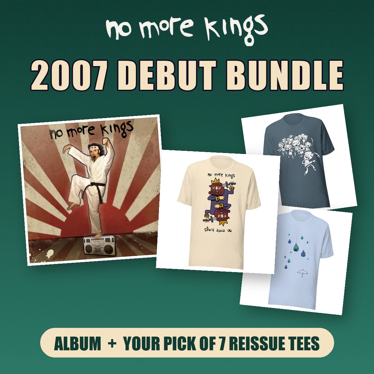 2007 Debut Bundle · Album + Your Pick of Reissue Tee